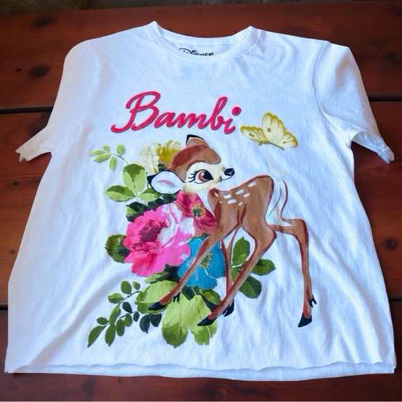 Disney Bambi Graphic Tee – Women’s Small Vintage Style 60s Disney - Picture 4 of 7